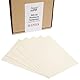 PresentFill® - blanko Postkarten Tonkarton Chamois Creme Beige, Papier-Karten Set 50 Stück 210 g/m² -DIN A6-105 x 148 mm zum Selbstgestalten, beschriften oder bedrucken als Bastelkarton, Karteikarten