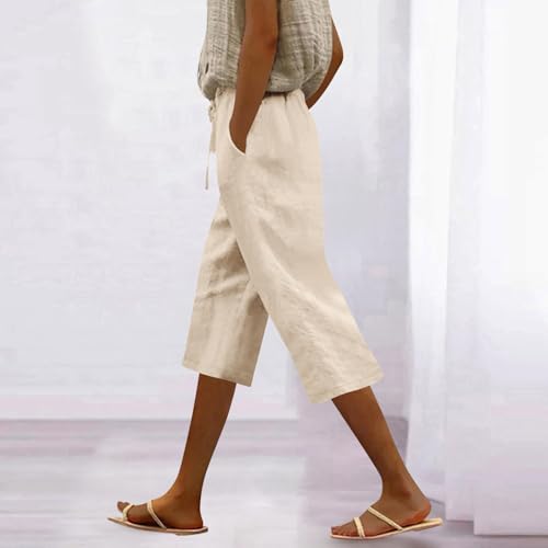 Pantalones cuerda Mujer cuerda cuerda bolsillos Casuales Color sólido Pantalones Confort respirables2