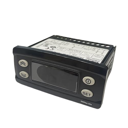 Controlador de temperatura digital EW Plus 974 con indicador de precisión para desescarche automático