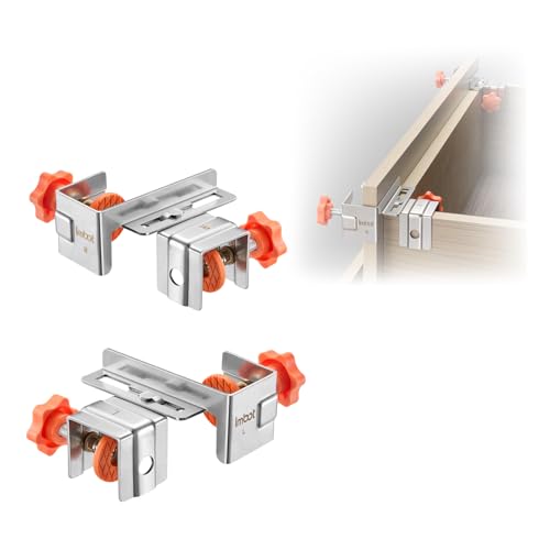 Imbot Drawer Front Installation Clamps Adjustable Cabinet Drawer Mounting Hardware Clamps For Home Bedroom Woodworking Tools Living Room Drawer Panel Installation