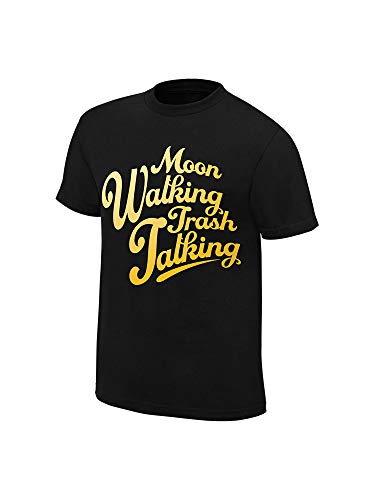 WWE Authentic Wear Carmella Moon Walking Trash Talking T-Shirt Black Large