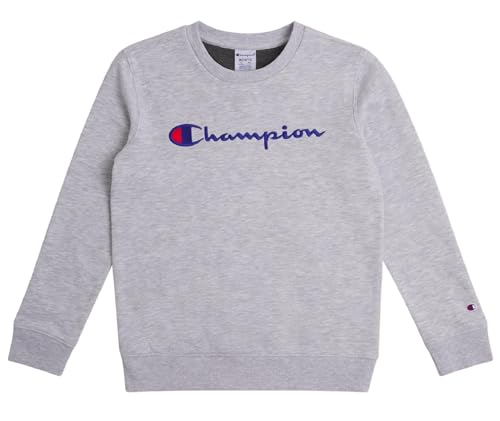 Image of Champion Boys Sweatshirt for Kids Pullover Fleece Crewneck Sweater