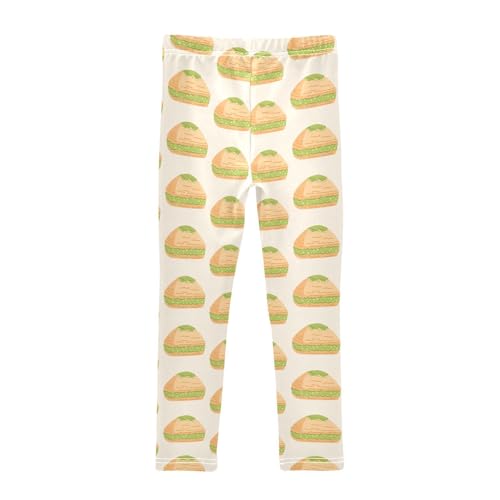 ZZKKO Girls Leggings Pistachio Baklava Toddler Girls Clothes Leggings for Girls Toddler Girls Leggings 3-4T2