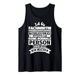 Fachwirtin Personaldienstleistung lustiger Spruch Tank Top