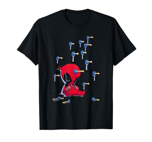 Deadpool Cartoon Knockout T-Shirt