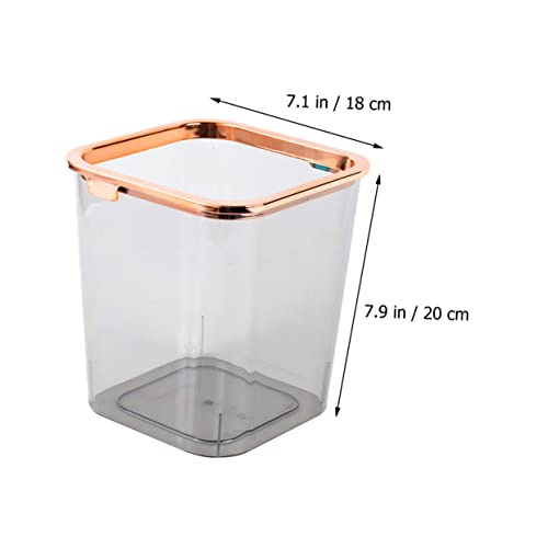 Caneca de Basura Rectangular Ligera para Hogar y Oficina miniatura 5