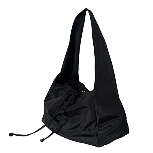 Sac seau bandoulière en nylon léger : le sac pochette pratique et grand format