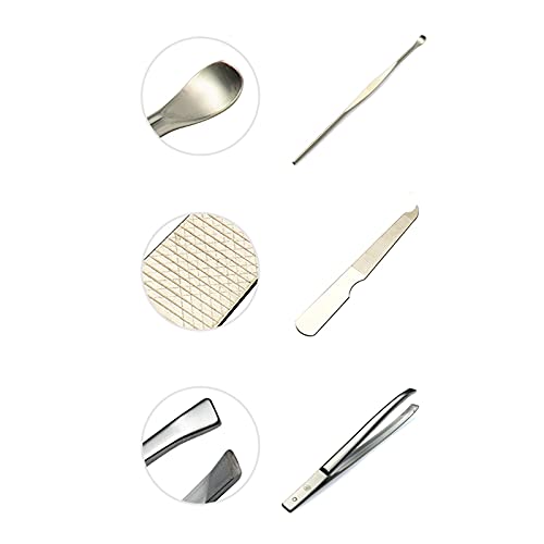 YZERTLH Maniküre Set Nagel-Clippers, professionelle Nagel-Clippers Nagelpfleger-Werkzeuge 7 in 1 Edelstahl-Pediküre-Kit… – Bild 6