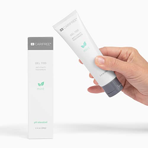 Carifree Gel 1100 (Mint): Anti-Cavity Toothpaste | Nano Hydroxyapatite | Cavity Prevention | Freshens Breath And Moistens Mouth | Dentist Recommended For Oral Care (3-Pack) #TOP3