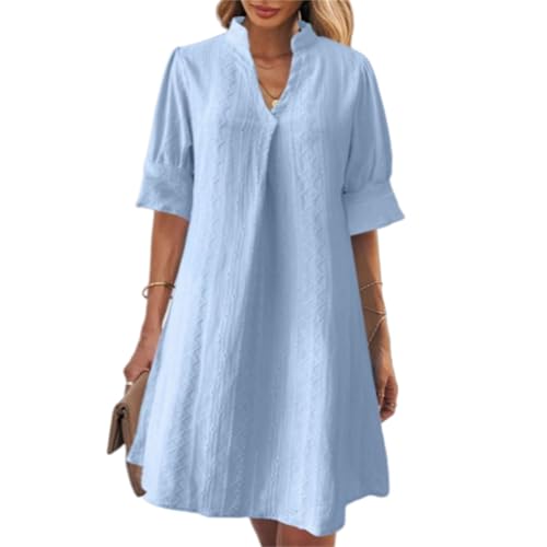 Robe d'été à manches évasées parfaite pour flâner en ville ou pour vos journées à la plage