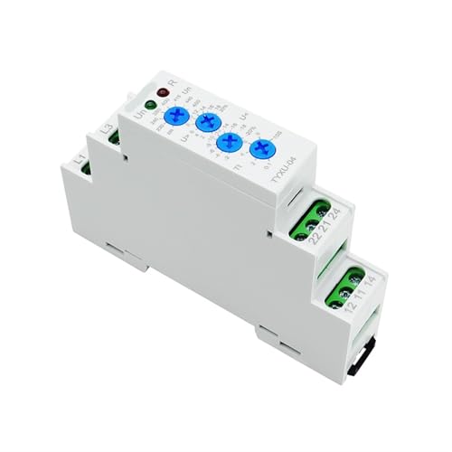Relé de control de voltaje trifásico con protección automática ante sobrevoltaje 3