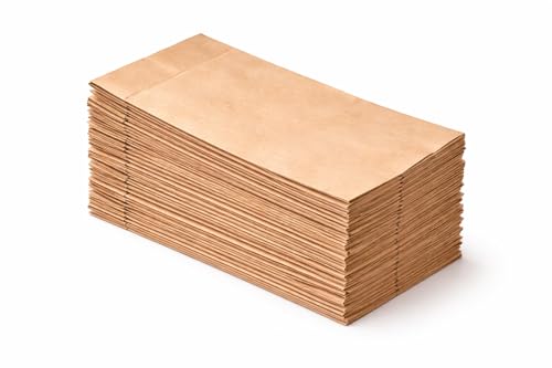 Pantryware Essentials Brown Paper Lunch Bags, Kraft, 500 Count, 5x3.12x9.75 Inches, Disposable by Pantryware Essentials - Image 2