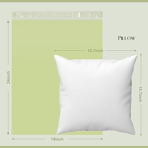 Image of Metronic Large Poly Mailers 19x24 100Pcs, Strong Adhensive Shipping Bags for Clothing, Waterproof Mailers Bags for Small Business, Shipping Envelopes, Tear-resistant Packing Bags in Avocado Green