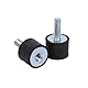 Kuuleyn Absorber Vibrationshalterungen, 4-teilige Gummilager Stoßdämpfer Anti Vibration Silentblock Bobbins(VD20*15 M6*18)