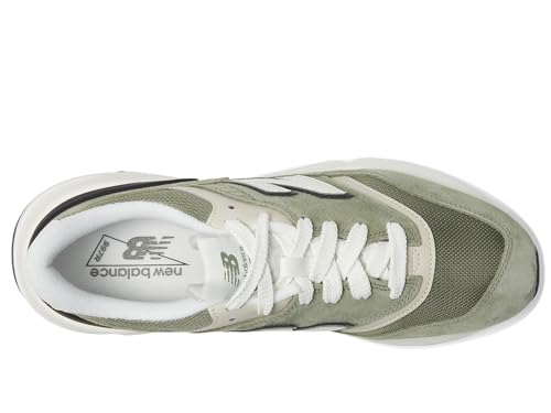 Image of New Balance Unisex 997R Dark Olivine /Sea Salt (Men 7 Medium Women 8.5 Medium)