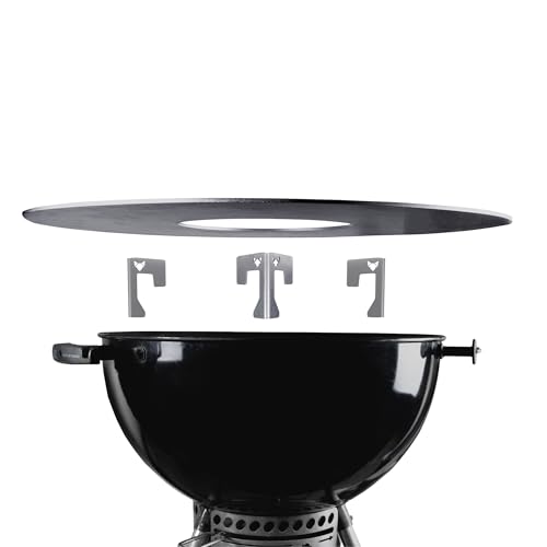 FENNEK Universal Abstandshalter 3er Set für Feuerplatten | Für Feuertonne, Feuerschale & Kugelgrill | Perfekter Abstand zur Wärmequelle | Made in Germany