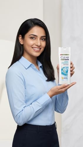Image of Clear Anti-Dandruff Shampoo Extra Strength with 10X Super Vitamins, Scalp Strengthening Formula to Prevent Dandruff, Deep Clean & Fresh Hair for Men & Women, 300 ml