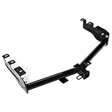 KUAFU Class 3 Trailer Hitch Compatible with 1999-2013 Chevrolet Silverado GMC Sierra 1500 2' Towing Receiver Hitch Replacement for 44563 Steel Black