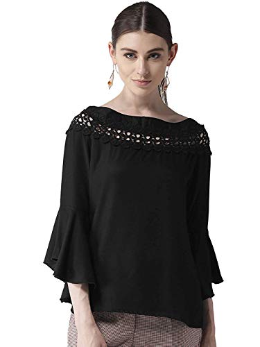 Image of Style Quotient Women Solid Viscose Rayon Smart Casual top