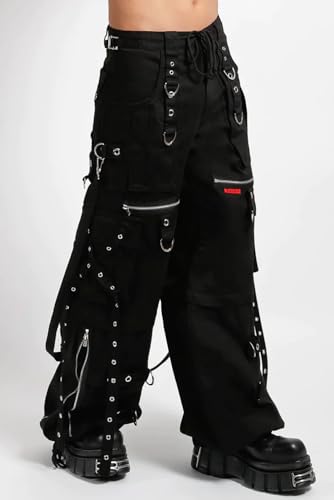 X-Strap Zip Off Pants [BLACK/BLACK]2