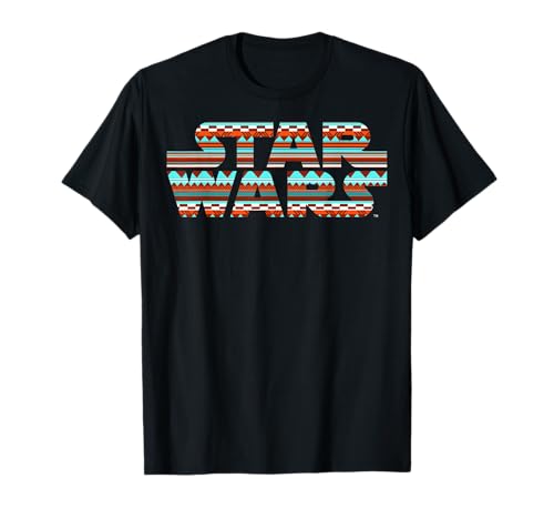 T-shirt Star Wars à col rond en coton avec motif graphique géométrique