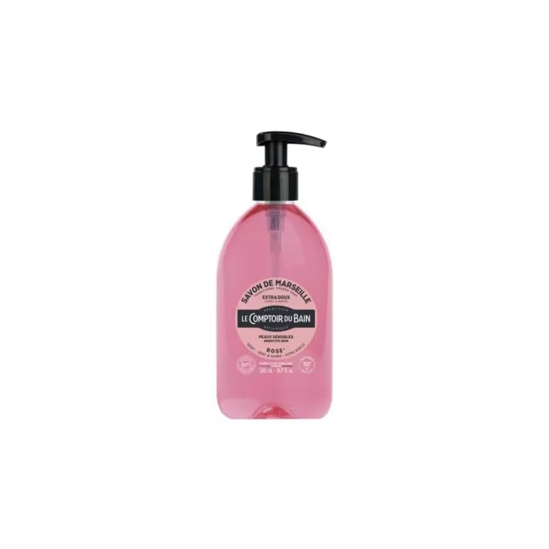 Gentle Rose Marseille Soap 500ml by Le Comptoir du Bain