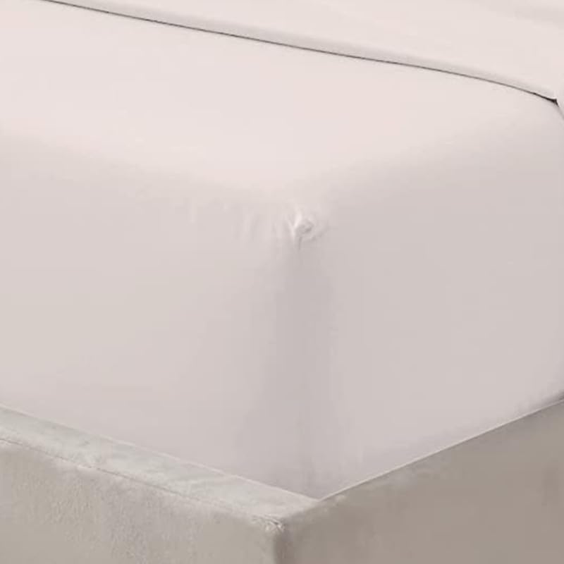 2 x Fitted Sheet 30 cm 12 Inch Deep Pocket - Non Iron Easy Care Soft Brushed Microfibre Fabric Shrinkage and Fade Resistant