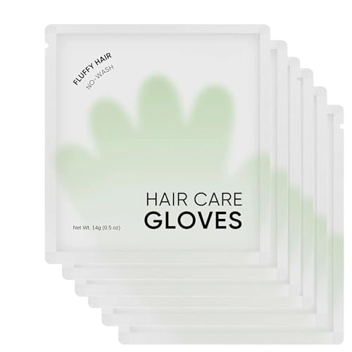 New Irven Dry Shampoo Gloves 5 Packs, Oil Absorbing No Rinse Hair Refresh Wipes for Oily Roots, Volumizing No Residue Quick Hair Fix, Portable Travel Gym Hair Care Essentials