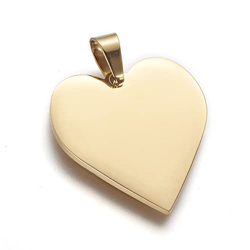 Pendentifs en acier inoxydable pour fabrication de colliers et bijoux DIY avec fermoir pince