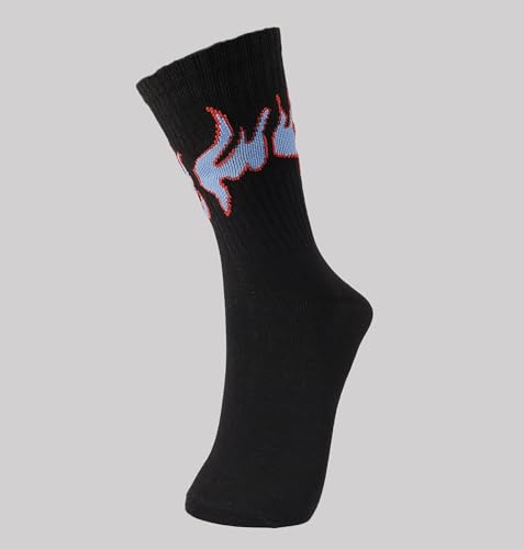 Image of TRAZO Women's Calf Length Designer Printed Multicolor, Multi-Purpose Socks | Socks for Women (Pack of 5)