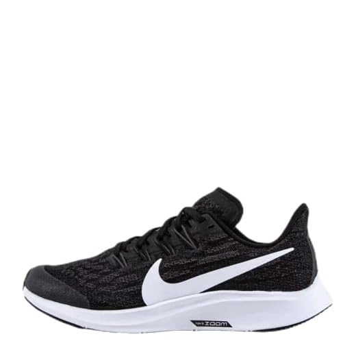 Nike unisex barn Air Zoom Pegasus 36 (Gs) Running Shoe, Svart vit åskgrå - 36.5 EU