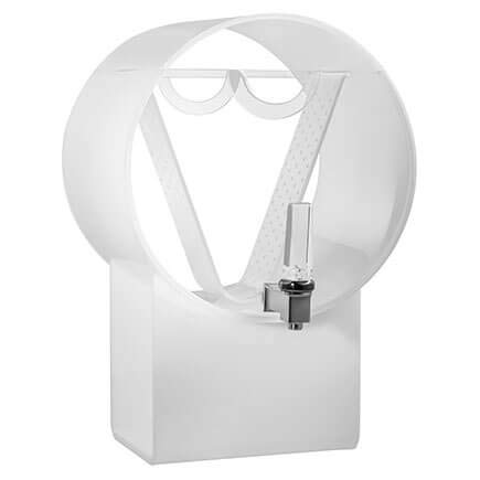 Rosseto LD174 Lucid Acrylic Barrel Beverage Dispenser 5 gal