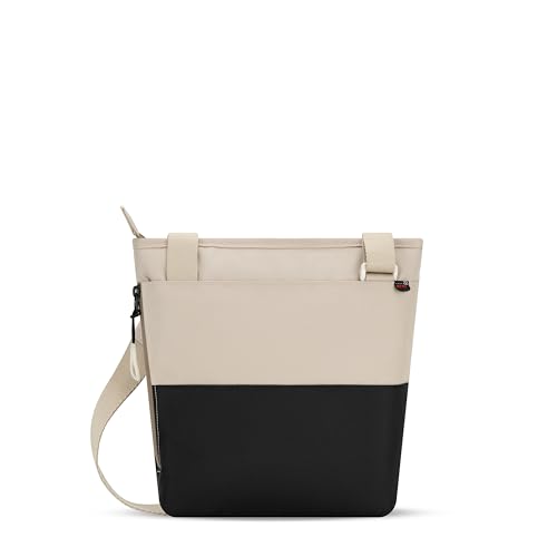 Image of Sherpani Sadie, Nylon Crossbody Bag, Lightweight Shoulder Bag, Travel Cross Body, Crossbody Purse for Women, RFID Protection, Removable Coin Purse, Travel Gift (Con Leche)