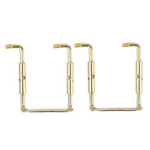 WESIEVYA 2piezas Tornillos Para Tacos De Violín Antideslizantes Metal Duradero Accesorios Violín Profesionales Compatible