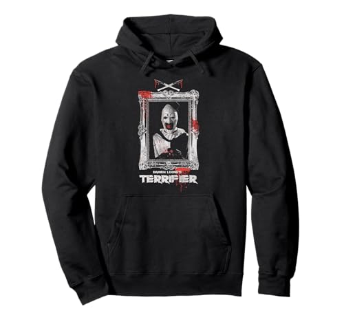Terrifier Art the Clown Bloody Fancy Frame Horror Movie Pullover Hoodie