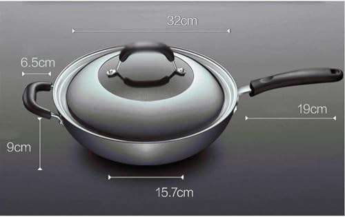Wok antiadherente con tapa, compatible con inducción miniatura 3