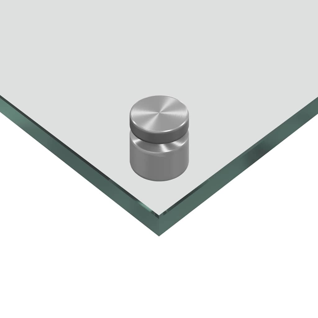 vidaXL Schienale da Cucina Trasparente 80 x 50 cm Vetro temperato, Design da Cucina alla Moda: Schienale in Vetro, Parete Resistente al Calore, estetica Moderna per la ristrutturazione