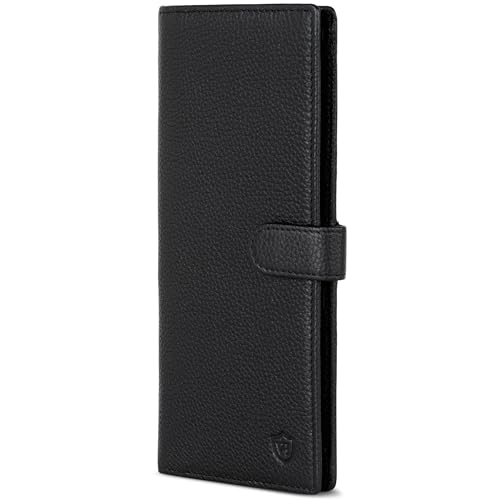 VON HEESEN Leder Geldbörse mit RFID-Schutz - Portemonnaie für Damen & Herren aus echtem Leder - Wallet mit Münzfach - Geldbeutel für Frauen und Männer