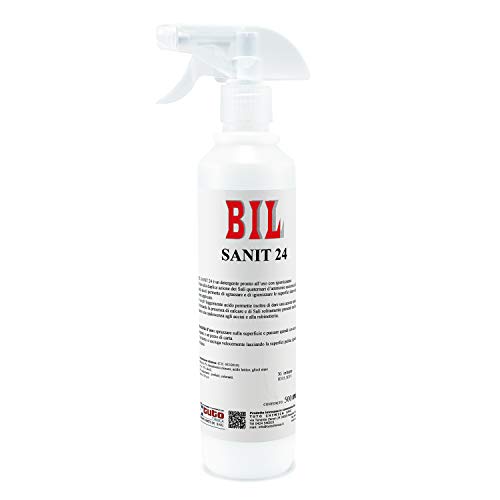 tuto chimica BIL SANIT 24 - SGRASSATORE IGIENIZZANTE SUPERFICI 500ml con SPRUZZINO