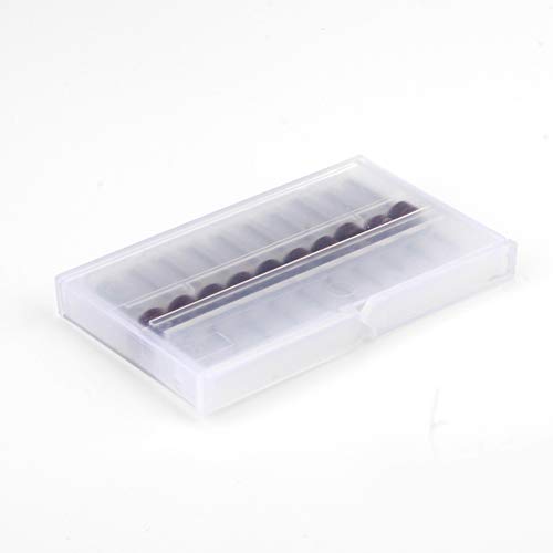 10er Set Hartmetall CNC Gravierfräser 0,8 mm für PCB-Leiterplatte Aluminium Glasfaser Holzplastik - Mikrobohrer Werkzeug zum Fräsen von Leiterplatten und Metallen