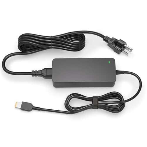 Image of 90W Slim Tip Charger Replacement for Lenovo Ideacentre AIO 3 5 510 A340 A540 520 300 310 300S 310A 310S 510S 610S All-in-One Laptop, 10 Ft Extended Reach Cord, Charge Progress Indicator