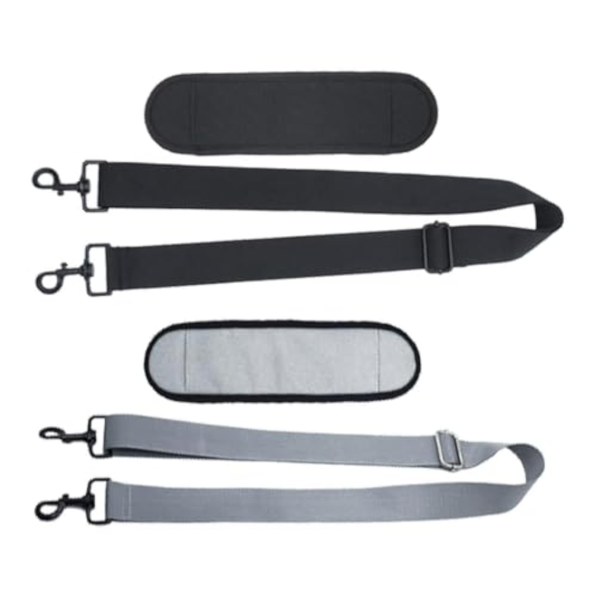 Thick Padded Crossbody Strap for Computer Bag, Black