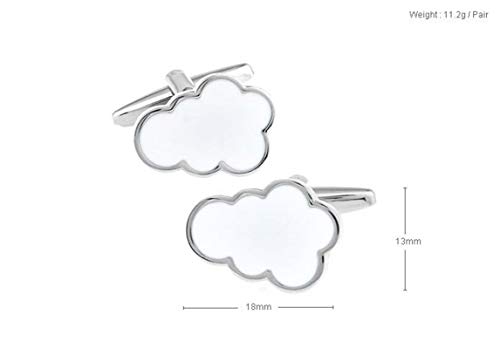 Set de mancurnas Daesar blancas para hombre miniatura 5