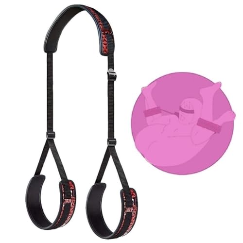 Sex Toys BDSM Sex Bondage BDSM Kit,Sex Bondage Legs Restraints Bondage Wrist & Cuffs Thigh Sling Adjustable Strap,Bed Restraint Women Couple Sex Toy SM Game Play Bondage Gear Sweater f7d8 (B1)