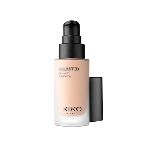 KIKO Milano Unlimited 24H Matte Foundation 1.5 CR, Base De Maquillaje Mate Y Fluida Con Una Duración De Hasta 24 Horas