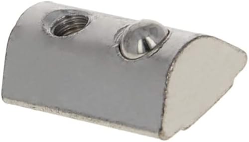 Vista 12 de Aicosineg 5 piezas de acero al carbono M8 T tuerca rollo bola elástica tuercas enrollables en resorte adecuado para 3030/4040 serie 0.315 in ranura