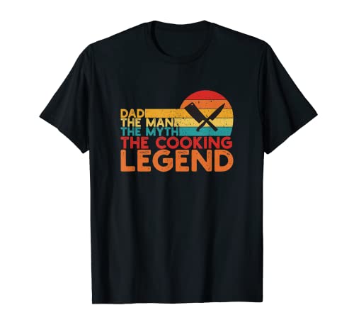 Papá Man Mito Leyenda de cocina Camiseta