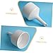 PRETYZOOM Scientific Laboratory Filling Funnels Set 100ml 60ml White Buchner Liquid Filter Funnels for Lab and Industrial Use