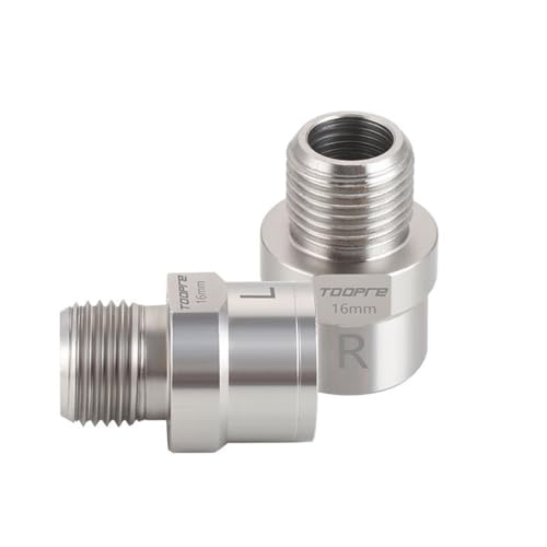 HOUSON Extensor de pedal de bicicleta, espaciador de 16 mm para pedales roscados de 9/16 pulgadas