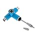 TX GIRL 1 Morceau Skateboard Skateboard Multifonction Skateboard Longboard T-Tool Touchis De Tournevis Clé Trousse À Outils T-T-Tool Compact for Skateboard Longboard (Color : Blue)